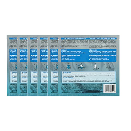 Garnier SkinActive Super Hydrating Sheet Mask Set - 6 Count, Hyaluronic Acid & Pomegranate