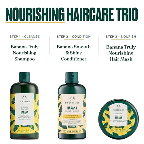 Vegan Banana Hair Mask - Nourishing Weekly Treatment for Dry or Damaged Hair
