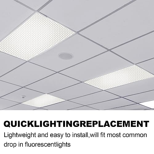 Acrylic Fluorescent Light Cover 23.75x47.75 Inches - 4 Pack, Diffuse Ceiling Lighting