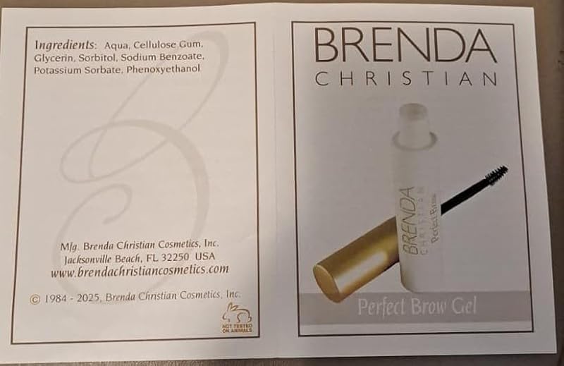Clear Brow Gel - Hair Styling & Fixative for Eyebrows, 0.25 oz