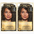 L'Oreal Paris Superior Preference Fade-Defying Hair Color Kit Medium Ash Brown 5A - Pack of 2