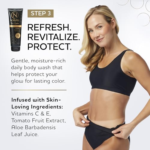 Norvell Post-Tan Body Wash pH Balancing Cleanser for Self Tanner Extension