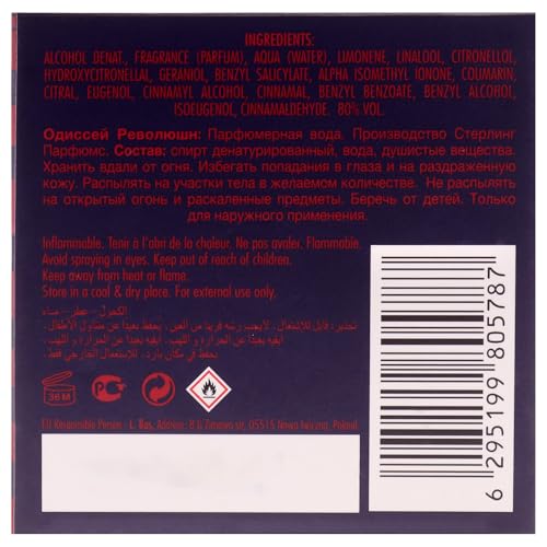 Men's Spicy Woody Aromatic Edp Spray - Revolution Ultra Edition 3.4 oz