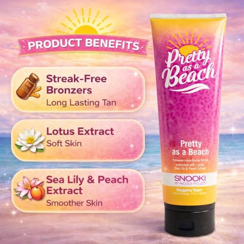 Supre Snooki Pretty As A Beach Natural Bronzer 9oz - Organic Sunless Tanning