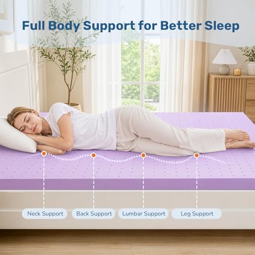 King Size 4 Inch Gel Memory Foam Mattress Topper - Sweetcrispy