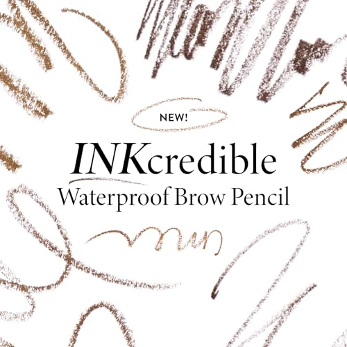 LAURA GELLER NEW YORK Inkcredible Waterproof Brow Pencil 02 Taupe with Spoolie Brush
