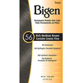 Rich Medium Brown Permanent Hair Color Powder - 6 Pack, Ammonia-Free Water-Activated