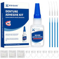 Kedicare Denture Repair Glue Kit - Instant Bonding for Cracks & Loose Teeth