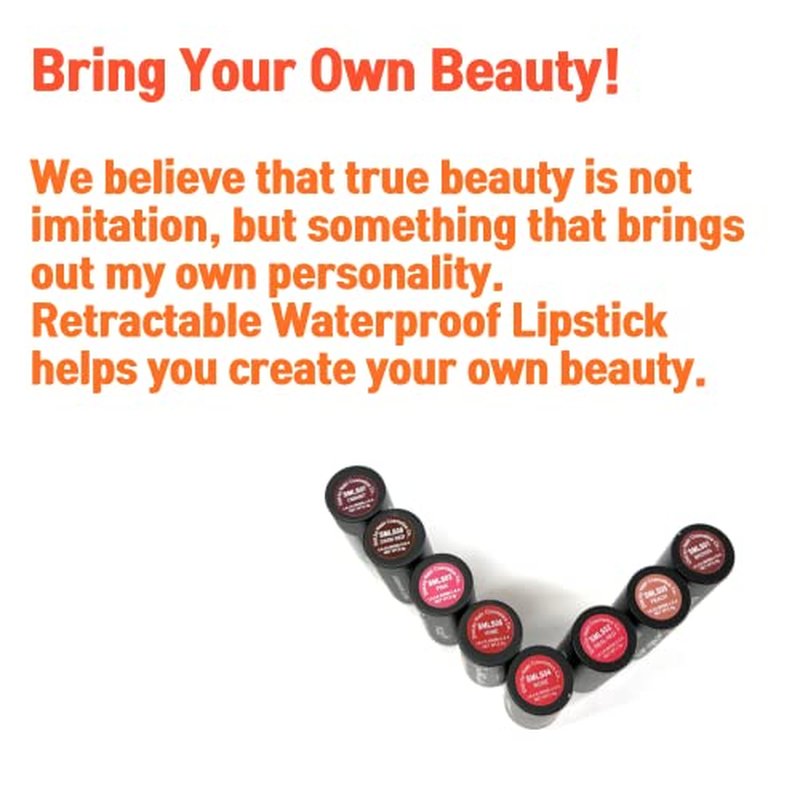 48 pcs 8 Colors Nabi Semi Matte Lipstick, Smooth Application and Won¡¯t Dry Out Lips, Included Display Box (Wholesale Lot)