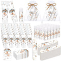 25 Pack Baby Shower Favor Gifts - Bear Themed Hand Cream, Lip Balm & Accessories