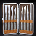 8PCS exfoliating Knife Pedicure Tool, Pedicure Nail Set, Professional Nail Knife Tool, Decorative Foot Cover Care Tool, Foot File Pedicure Set, with Storage Box, Foot File Foot Care, Salon Set