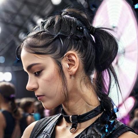 500 Pack Elastic Black Hair Ties – Gentle, Snag-Free, Durable 4mm Hair Bands for All Hair Types