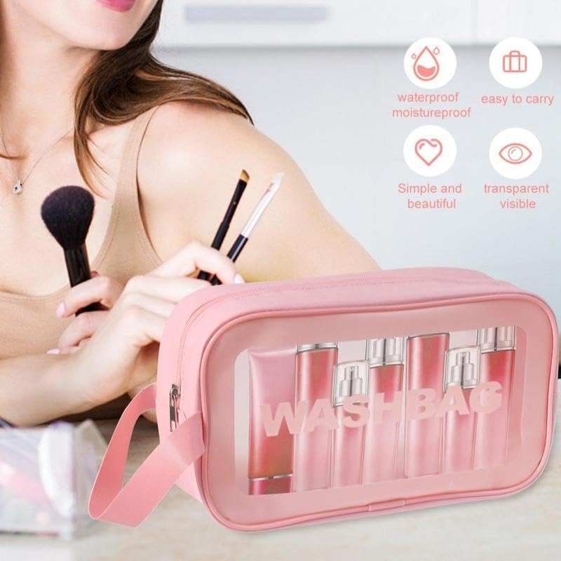 Pink Makeup Brush Set with Case - 61 Professional Synthetic Face & Eye Brushes