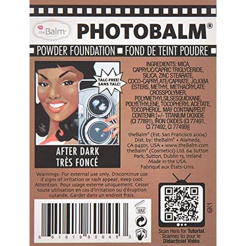 theBalm PhotoBalm Talc Free Powder Foundation, After Dark