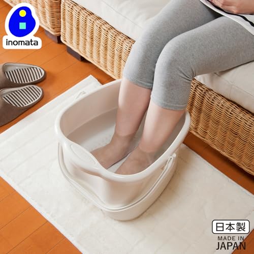 Inomata Chemical Foot Bath - Women's Ivory, 26cm Size, Made in Japan