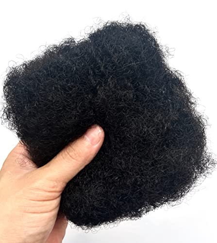 Afro Kinky Human Hair Extensions 16 Inch 60g for Dreadlocks & Braids - Black