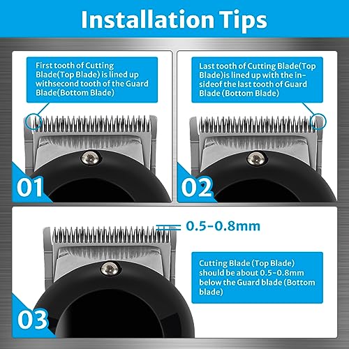 Blade Compatible with Wahl Clipper Blades Replacement, 1 Pack