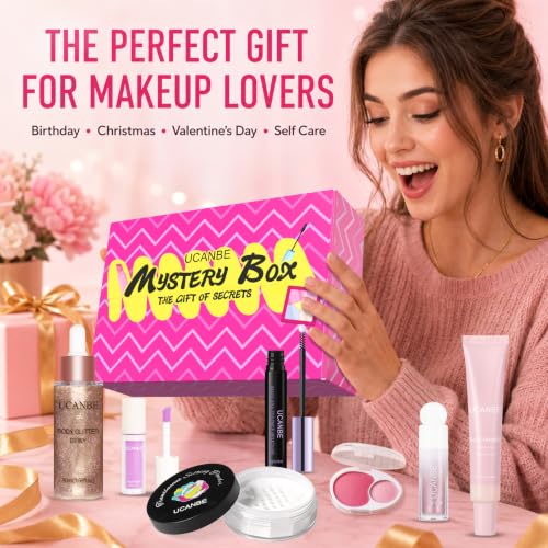 All-in-One Makeup Kit for Women - Full Face Cosmetic Set with Eyeshadow, Lipstick & Brushes