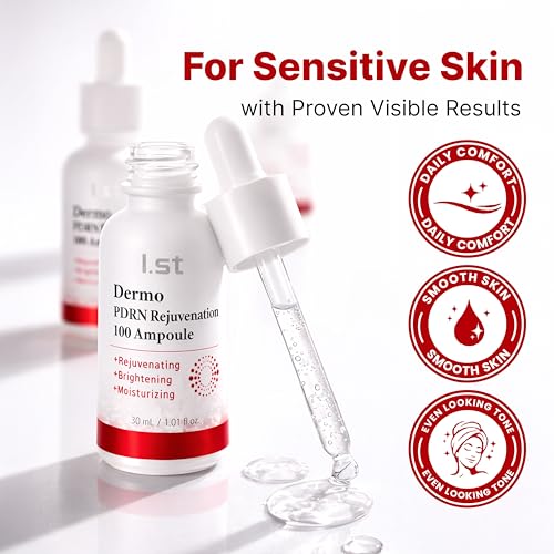 I.st Dermo PDRN 100 Serum 1.01 Fl Oz for Sensitive Skin - Hydrating & Anti-Aging