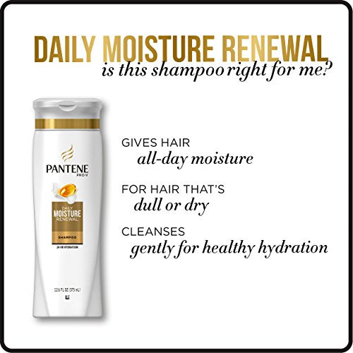 Pantene Daily Moisture Renewal Shampoo & Conditioner Duo Set - Soft, Manageable Hair