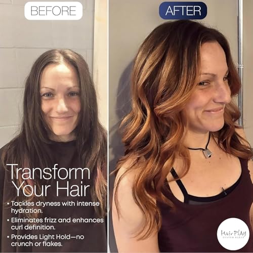 Light Hold Hair Foam Mousse for Fine & Straight Hair - 16 Fl Oz Refill - Volume & Frizz Control