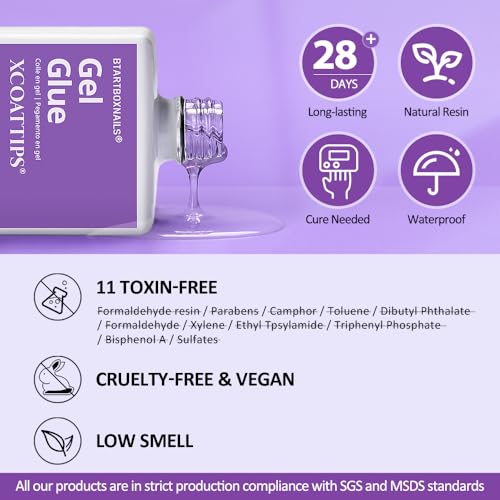 BTArtboxnails French Nail Tips Builder Gel Set - Clear Z-05, 15ML