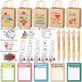 Teacher Appreciation Gift Set with Kraft Paper Bags - Teacher Stationery & Accessories - Variation: Kraft
