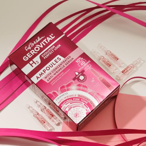 Gerovital EVOLUTION PERFECT LOOK 10% Hyaluronic Acid Serum 4D ? Anti-Wrinkle Ampoules (10 x 2 ml)