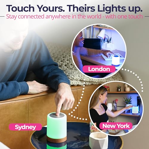 Long Distance WiFi Touch Friendship Lamp - Single - Stay Connected with Loved Ones