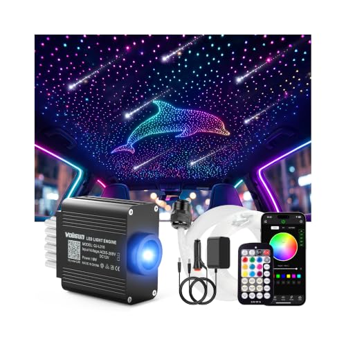 Car Starry Sky Fiber Optic Headliner Kit with 646pcs Premium Light Strands