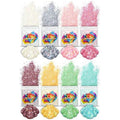 MARBLERS Holographic Glitter [Mermaid 8 Color Set] 4oz (112g) | Chunky | Non-Toxic, Vegan, Cruelty-Free | Face, Body, Eyeshadow, Hair, Party Makeup | Nail Art, Polish | Resin, Tumbler, Slime, Craft