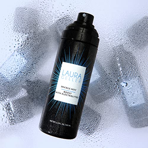 LAURA GELLER NEW YORK Spackle Mist Boost Makeup Setting Spray with Blue Light Protection + Matte Maker Invisible Oil Blotting Powder