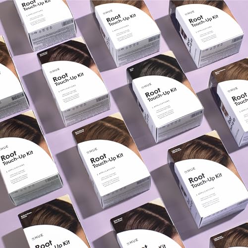dpHUE Root Touch-Up Kit, Medium Brown - Permanent Hair Color for Gray Coverage - Includes Two Applications - Paraben, SLS & SLES Sulfate Free - Leaping Bunny Certified
