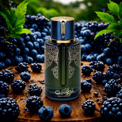 Blueberry Musk Unisex Eau de Parfum - Long Lasting Perfume for Men & Women 3.4 Fl Oz