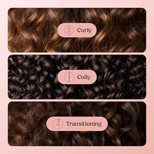3 in 1 Divine Curls Leave-In Conditioner Pack of 4 - Moisturize & Define Curly Hair 8.8 oz