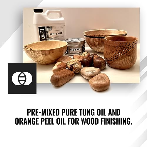 Real Milk Paint Orange Peel Oil 32 oz - Pre-Mixed Tung Oil & Citrus Finish