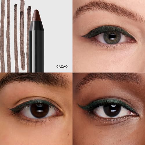 Waterproof 24-Hour Kajal Eyeliner Pencil - Cacao - High-Intensity, Smudge-Proof