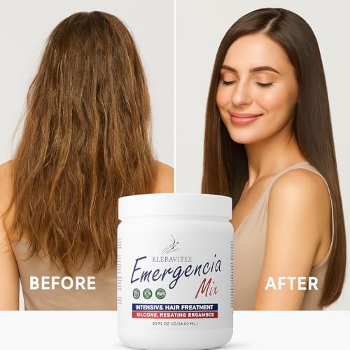 Kleravitex Emergencia Mix Intensive Hair Mask 36 OZ - Deep Repair & Shine - Variation of THIS listing
