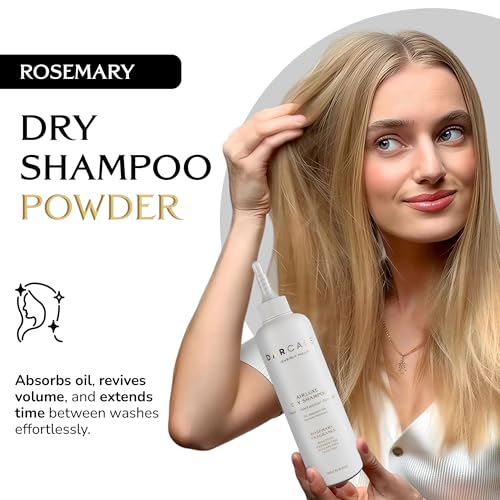 Dry Shampoo Powder for Women Rosemary 6.5oz Non-Aerosol Hair Refresh