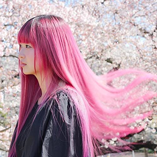Semi Permanent Hair Dye - Bright Magenta Pink, Long-Lasting, Vegan, Cruelty-Free - 2 Pack