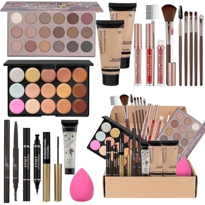 Makeup Kits for Teens Girls Makeup set for Women Makeup kit for Teenager Eyeshadow Primer Makeup Set Gift for Teens Women Full Kit Girls