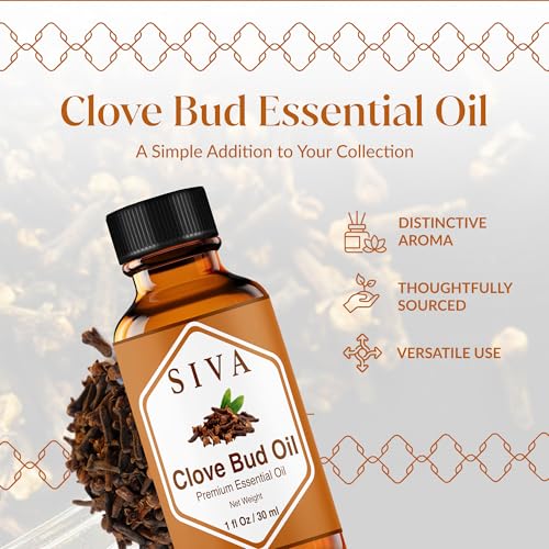 Clove Bud Essential Oil - 1 Fl Oz (30 ml) for Diffuser, Personal Care & DIY