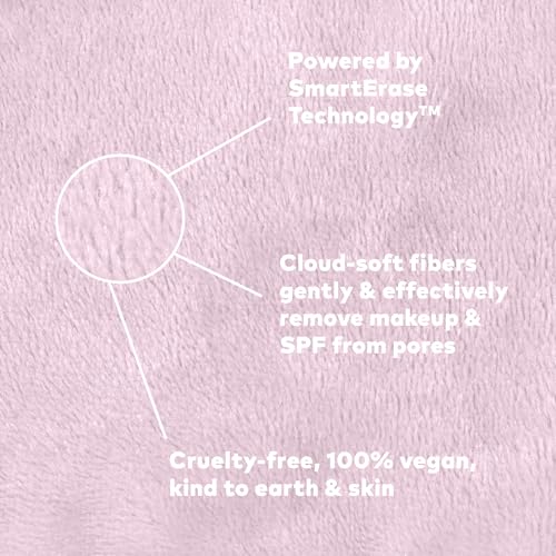 MakeUp Eraser 7-Day Makeup Remover Cloth Set - Silver Infused, Eco-Friendly, Dual-Sided