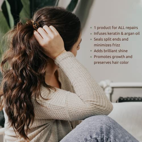 Weightless Leave-In Conditioner with Argan Oil & Keratin - Detangle & Frizz Control, 8.5 Oz
