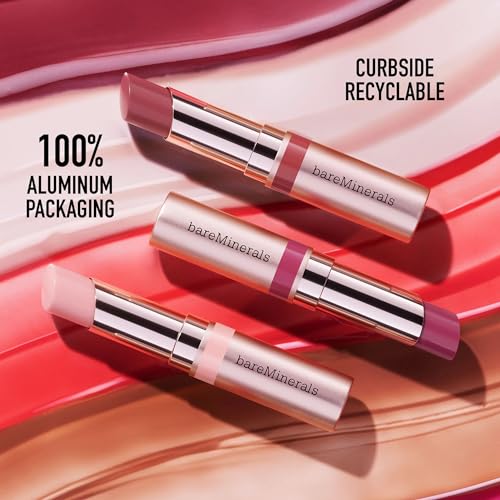 bareMinerals Dewy Lip Gloss Balm - Affection, 0.1 oz, Hydrating Sheer Shine