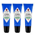 Jack Black Intense Therapy Lip Balm SPF 25 Natural Mint & Shea Butter - Pack of 3