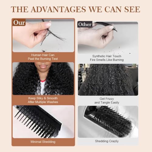 Water Wave Human Hair Bundles 14 Inch - Natural Soft Brazilian Virgin Remy