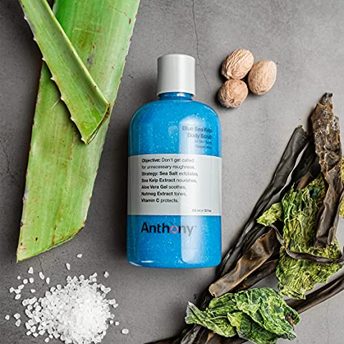 Anthony Exfoliating Body Scrub with Sea Salt & Aloe Vera - 12 Fl Oz, Pack of 1