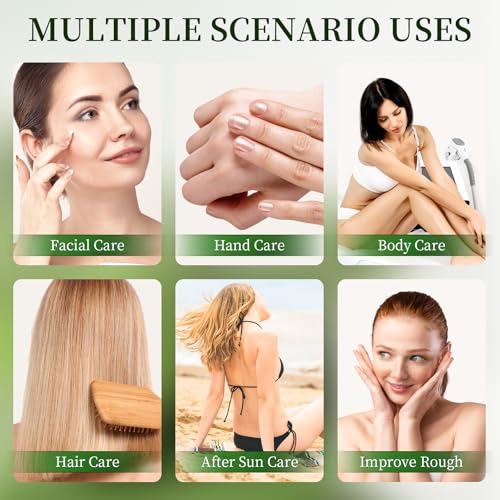 D-200 Pack Aloe Vera Gel - 99% Pure Hydrating Face & Hair Gel, Travel Size