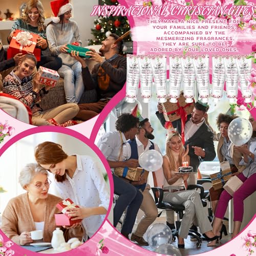 Christian Body Lotion Gift Set 48 Pcs Bible Verse Church Gift - Cherry Blossom Scent